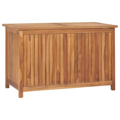 vidaXL Boîte de rangement de jardin 90x50x58 cm Bois de teck solide