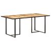 vidaXL Table de salle &agrave; manger 180 cm Bois de manguier brut