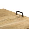 vidaXL Meuble TV Bois de manguier massif 110 x 35 x 45 cm