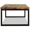 vidaXL Table basse Teck Résine 60x60x40 cm