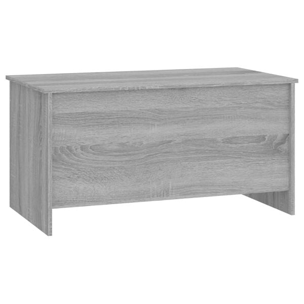 vidaXL Table basse sonoma gris 102x55,5x52,5 cm bois d'ing&eacute;nierie