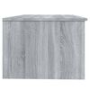 vidaXL Table basse sonoma gris 102x50x36 cm bois d'ing&eacute;nierie