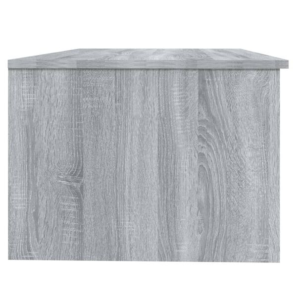 vidaXL Table basse sonoma gris 102x50x36 cm bois d'ing&eacute;nierie