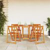vidaXL Table de Jardin Marron 110 x 60 x 72 cm Bois d'acacia massif