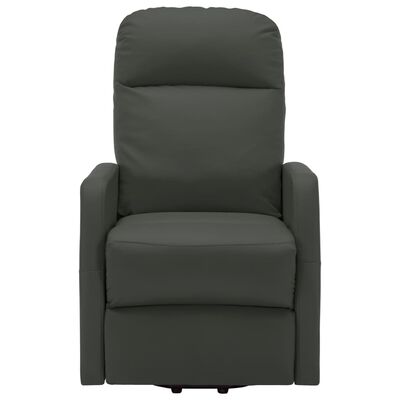 vidaXL Fauteuil Anthracite Similicuir