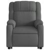 vidaXL Fauteuil inclinable de massage &eacute;lectrique gris fonc&eacute; tissu