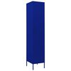 vidaXL Armoire &agrave; casiers Bleu marine 35x46x180 cm Acier