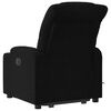 vidaXL Fauteuil inclinable de massage noir tissu