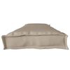 vidaXL Coussin de palette Taupe 180 x 40 x 8 cm Tissu Oxford