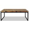 vidaXL Table basse Teck Résine 110x60x40 cm