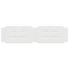 vidaXL Coussin de tête de lit Zadar blanc 193 cm similicuir