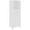 vidaXL Armoire de salle de bain Blanc 30x30x95 cm Bois d'ing&eacute;nierie
