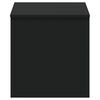 vidaXL Table basse noir 102x50,5x52,5 cm bois d'ing&eacute;nierie