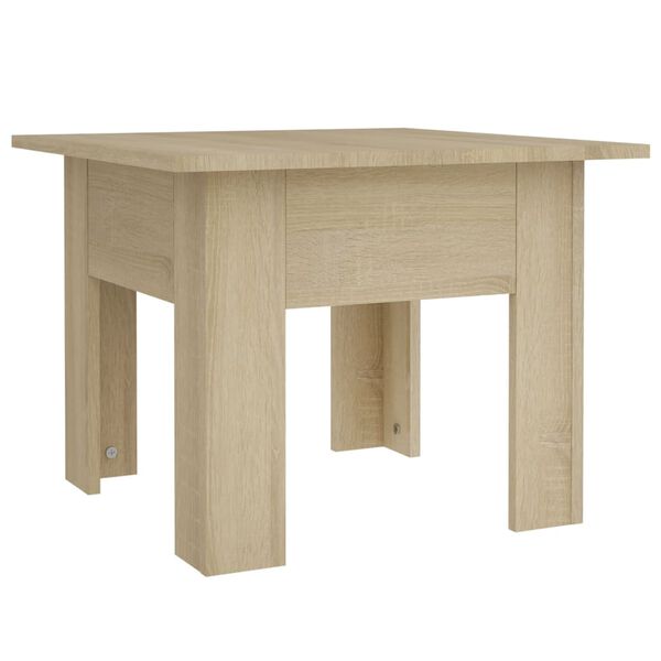 vidaXL Table basse chêne sonoma 55x55x42 cm bois d'ingénierie