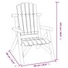 vidaXL Ensemble de salon de jardin 3 pcs bois massif d'épicéa