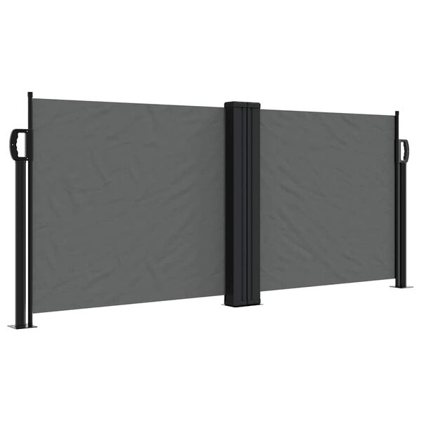 vidaXL Auvent lat&eacute;ral r&eacute;tractable anthracite 100x600 cm