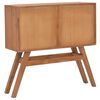 vidaXL Table console 80x30x80 cm Bois de teck solide
