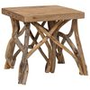 vidaXL Table basse en rondin 40x40x40 cm bois de récupération mélangé