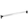 vidaXL Rails de garde-robe t&eacute;lescopiques 4 pcs Argent&eacute; 58-100 cm