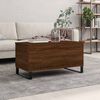 vidaXL Table basse Ch&ecirc;ne marron 90x44,5x45 cm Bois d'ing&eacute;nierie