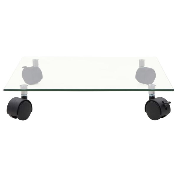 vidaXL Support carr&eacute; pour plantes 2 pcs Verre tremp&eacute; 35 x 35 cm