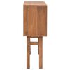 vidaXL Table console 80x30x80 cm Bois de teck solide