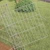 vidaXL Cage pour lapins Argent 650 x 55 x 55 cm Acier galvanis&eacute;