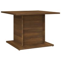 vidaXL Table basse chêne marron 55,5x55,5x40 cm bois d'ingénierie