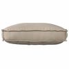 vidaXL Coussin Taupe 70 x 40 x 12 cm Tissu Oxford