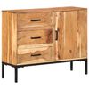 vidaXL Buffet 88x30x73 cm Bois d'acacia massif