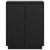 vidaXL Buffet Noir 60x34x75 cm Bois massif de pin