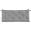 vidaXL Coussins de banc jardin lot de 2 gris 120x50x7 cm tissu Oxford
