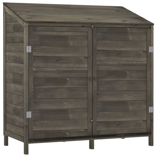 vidaXL Remise de jardin Anthracite 102x52x112 cm Bois de sapin solide