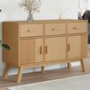 vidaXL Buffet OLDEN marron 114x43x73,5 cm bois massif de pin