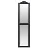 vidaXL Miroir sur pied Noir 45x180 cm