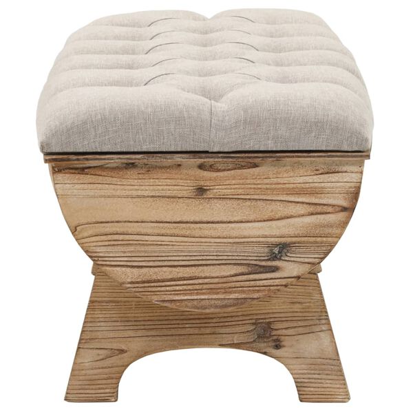 vidaXL Banc de rangement 103 cm bois de sapin massif