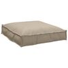 vidaXL Set de coussins de palette 2 pcs Taupe Tissu Oxford