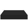 vidaXL &Eacute;tag&egrave;re flottante murale noir 23x23,5x3,8 cm MDF
