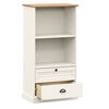 vidaXL Bibliothèque VIGO blanc 60x35x114,5 cm bois massif de pin