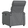 vidaXL Fauteuil inclinable &eacute;lectrique gris similicuir