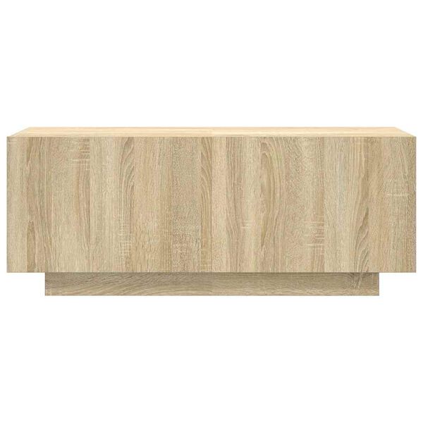 vidaXL Meuble TV Ch&ecirc;ne sonoma 100x35x40 cm Bois d'ing&eacute;nierie