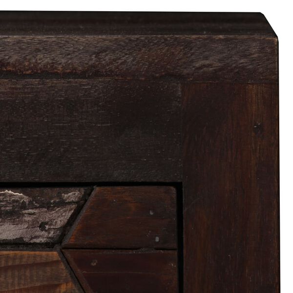 vidaXL Table de chevet Bois de récupération solide 40 x 30 x 50 cm