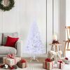 vidaXL Arbre de Noël artificiel avec branches épaisses blanc 150cm PVC