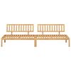 vidaXL Canapés centraux palette de jardin 2 pcs bois massif d'acacia
