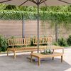 vidaXL Canap&eacute;s centraux palette de jardin 2 pcs bois massif d'acacia