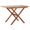 vidaXL Table de jardin 110x67x74 cm Bois d'acacia massif