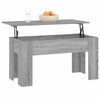 vidaXL Table basse Sonoma gris 101x49x52 cm Bois d'ing&eacute;nierie
