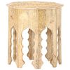 vidaXL Table d'appoint Ø48 cm Bois de manguier massif