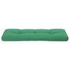 vidaXL Coussin de palette vert 120x40x12 cm tissu