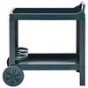 vidaXL Chariot à boissons Vert 69x53x72 cm Plastique